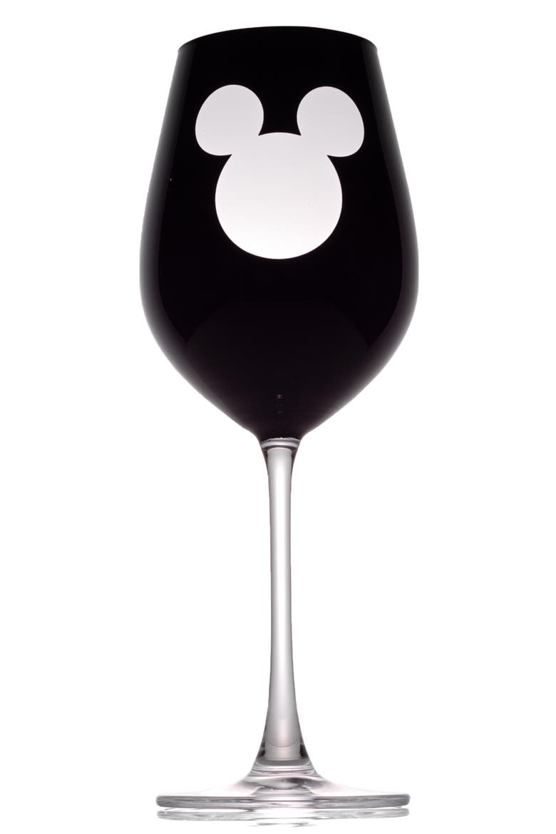 Set of 2 Disney® White Wine Glass, Alternate, color, NO COLOR