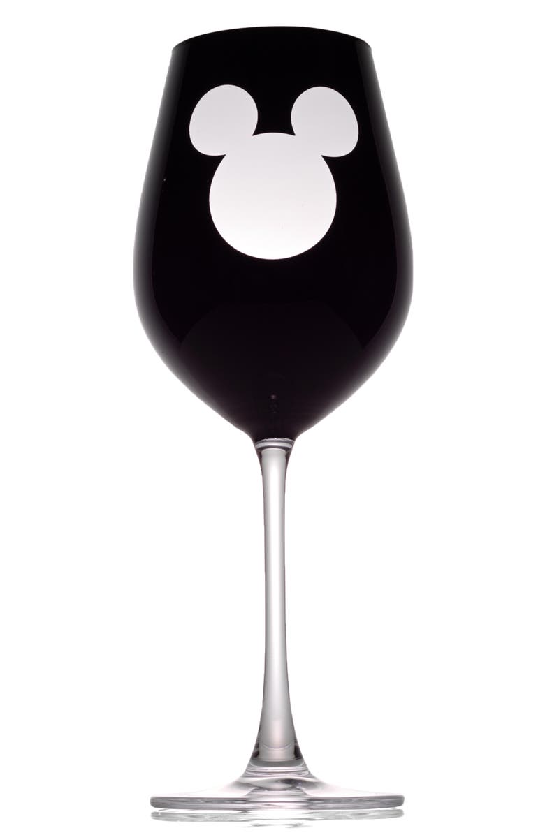 JoyJolt Set of 2 Disney<sup>®</sup> White Wine Glass, Alternate, color, 