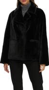 GORSKI Reversible Genuine Shearling Jacket with Embroidered Trim