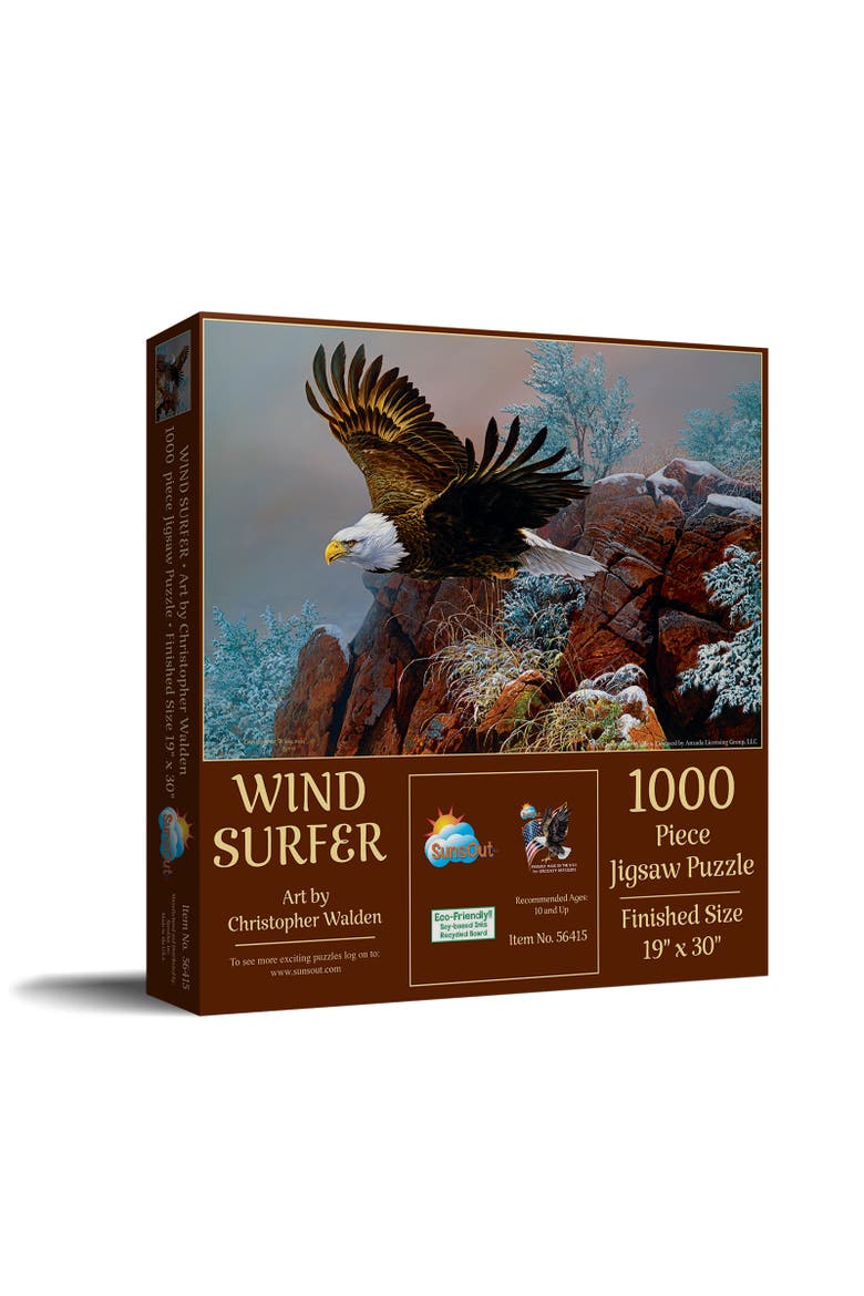 Wind Surfer 1000 piece Jigsaw Puzzle for Adults, Main, color, Multicolor