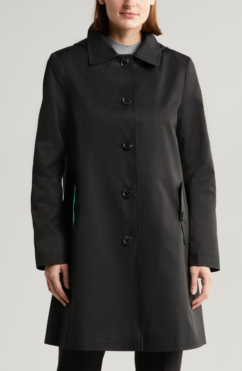 Lauren Ralph Lauren Cotton Blend Coat with Removable Hood, Main, color,