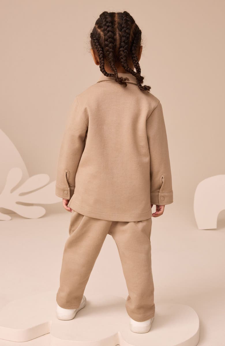 NEXT Kids' Long Sleeve T-Shirt, Shirt Jacket & Pants Set, Alternate, color, Tan