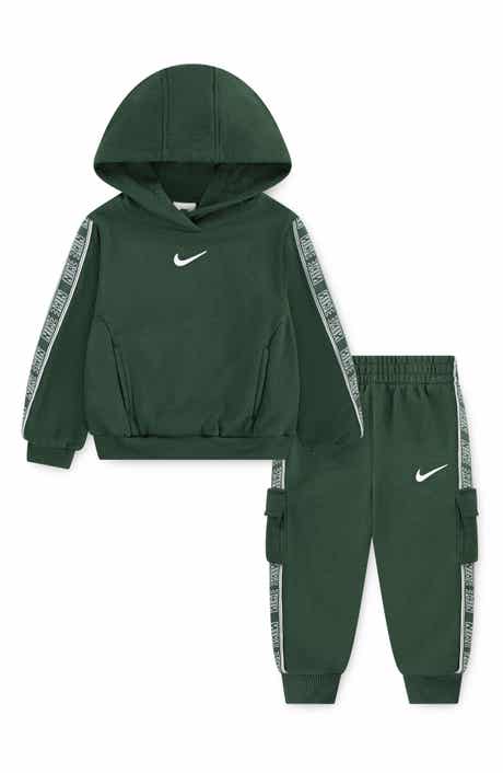 Kids' Logo Taping Hoodie & Cargo Joggers Set