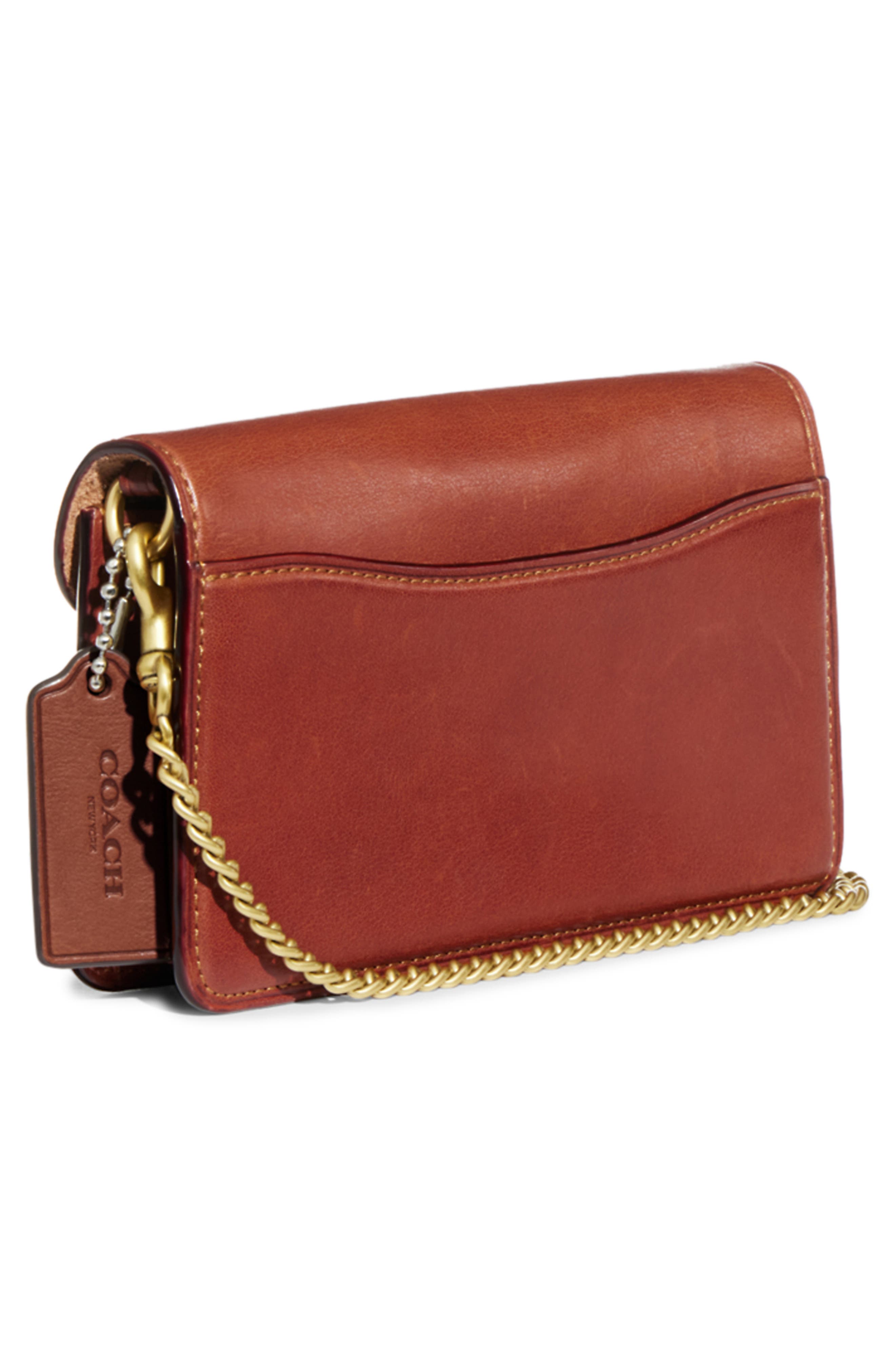 COACH Tabby Signature Coated Canvas & Leather Wristlet, Alternate, color, 