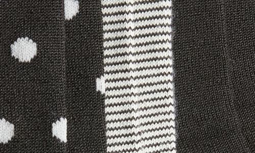 Hue Assorted 3-pack Supersoft Crew Socks In Black