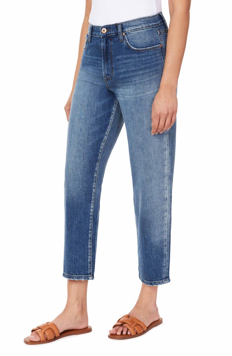 Kensie The Cropped Barrel Jeans, Alternate, color, 