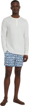 Onia Long Sleeve Slub Henley