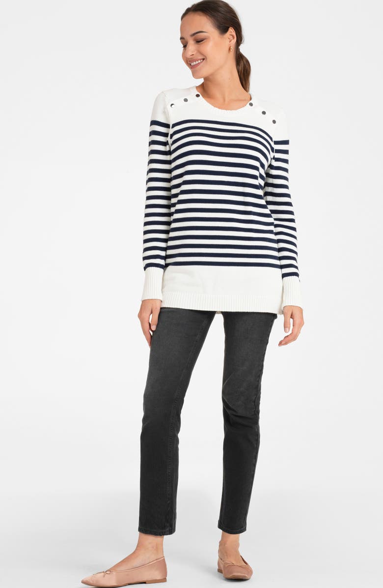 Seraphine Slim Fit Postpartum Shaping Jeans, Alternate, color, 