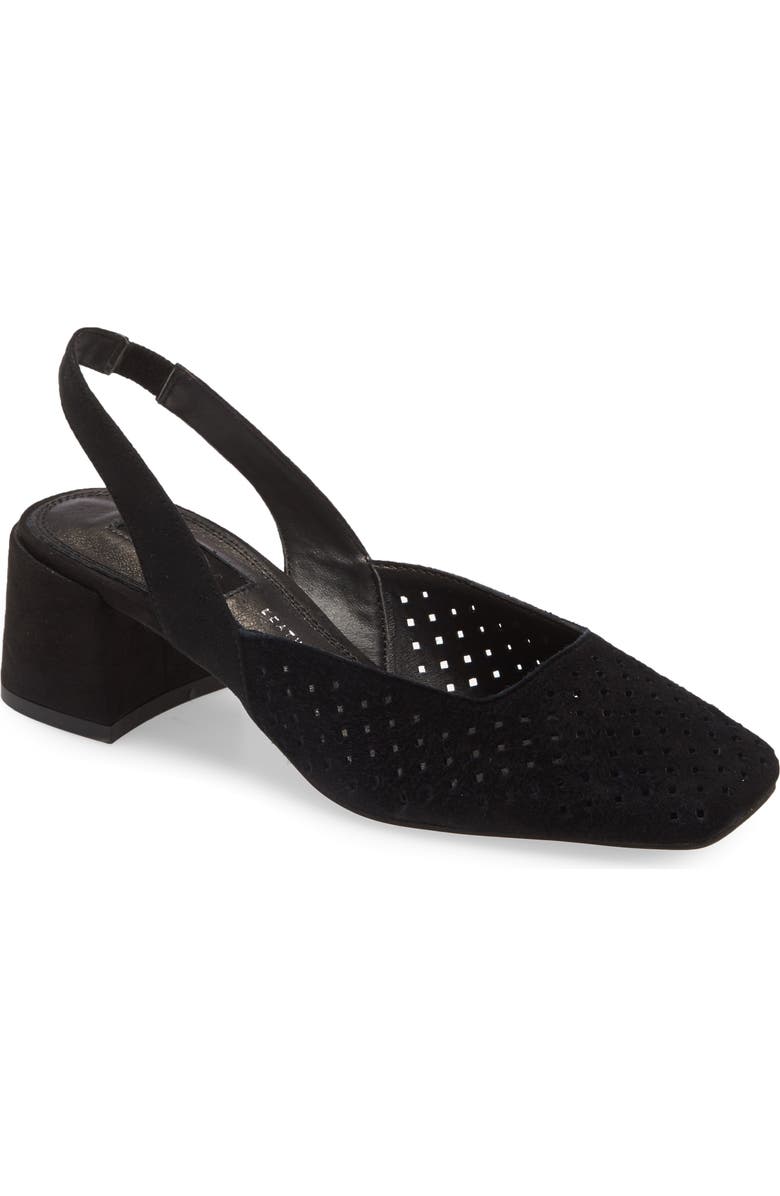 Topshop Joss Perforated Slingback Pump, Main, color,