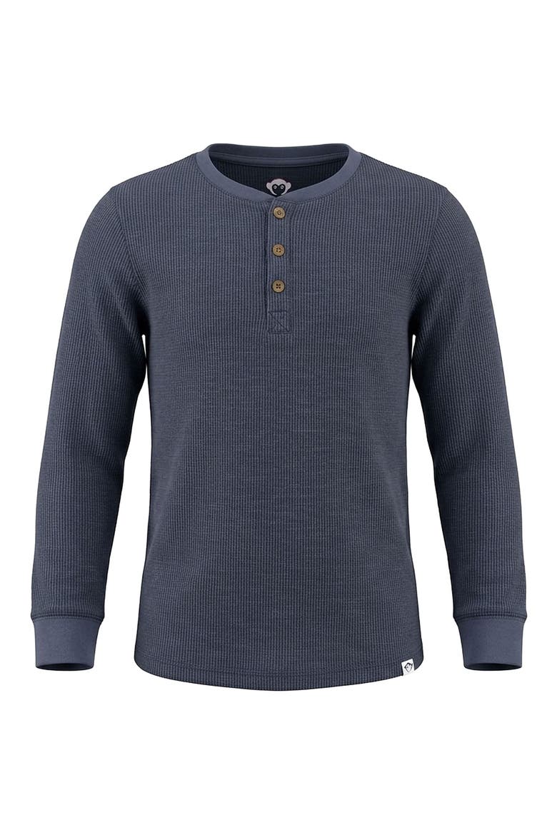Kids' Craftsman Thermal Henley, Main, color, WASHED INDIGO