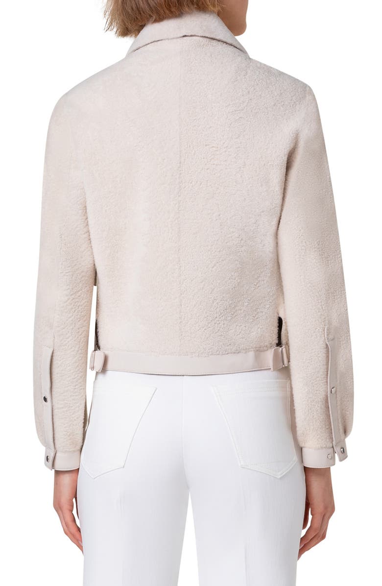 Akris Sady Genuine Shearling Jacket, Alternate, color, 