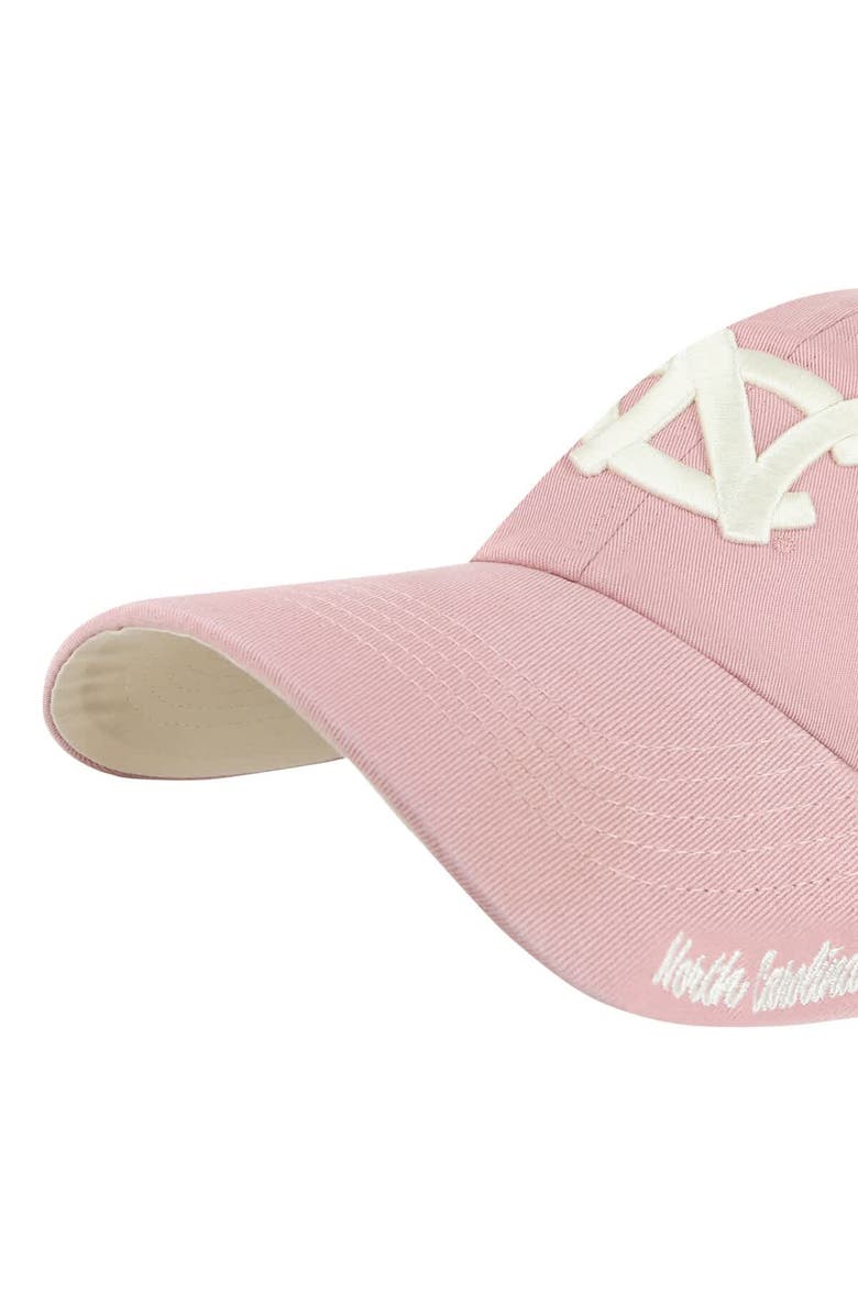 '47 Women's '47 Light Pink North Carolina Tar Heels Dusty Miata Clean Up Adjustable Hat, Alternate, color, 