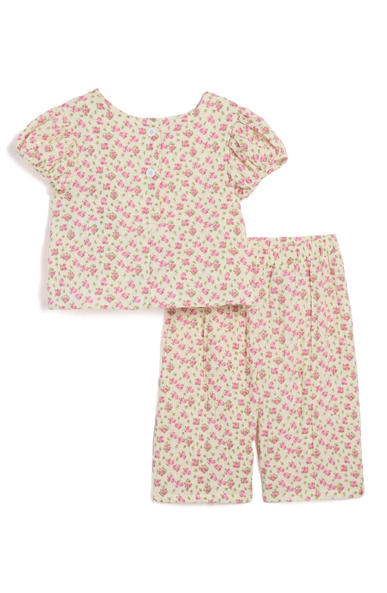 Pippa & Julie Loren Floral Tiered Top & Pants Set, Alternate, color, 