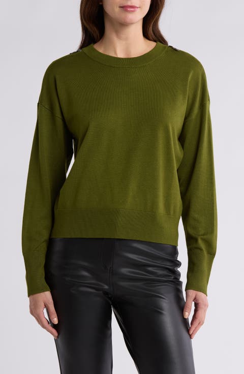 Zip Trim Sweater