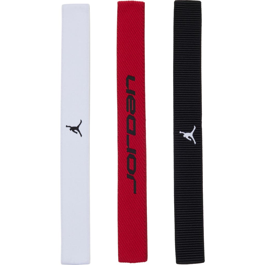 Shop Jordan Set Of 3 Stretchy Logo Headbands