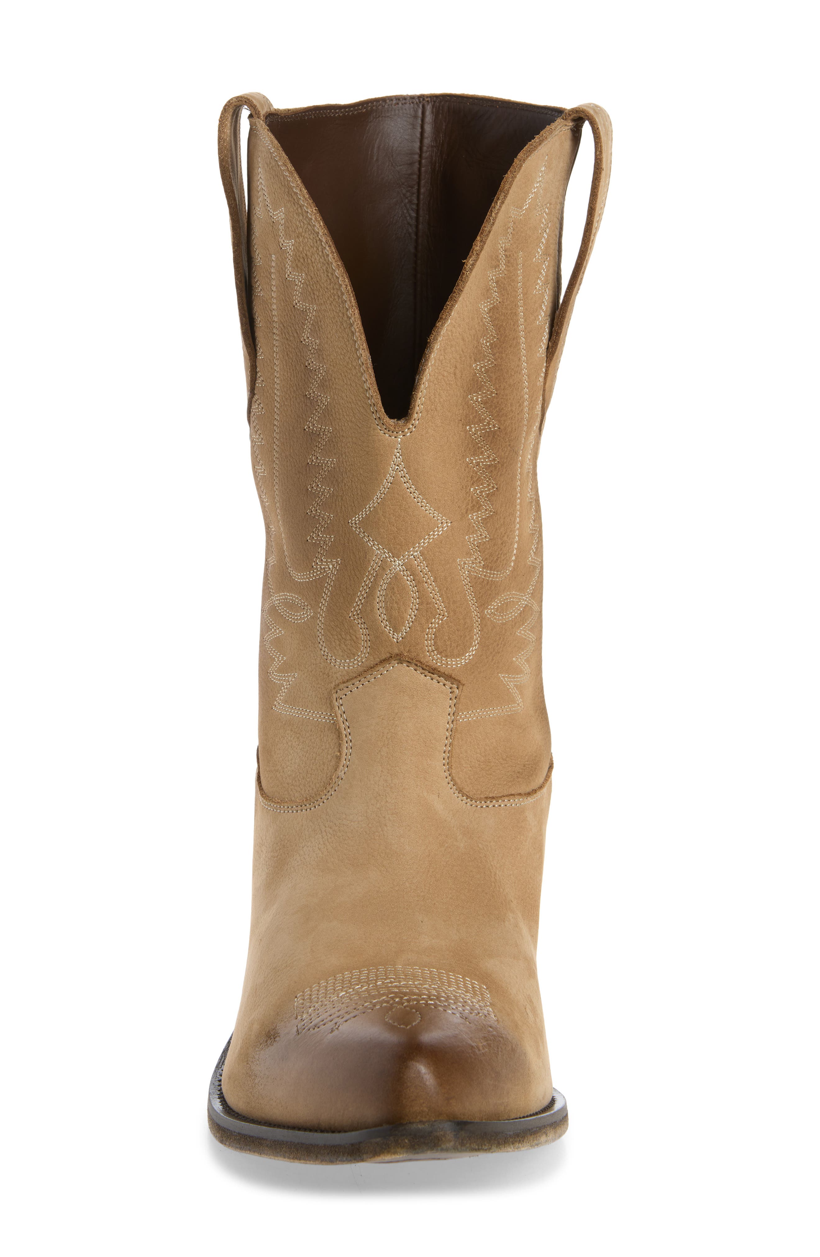 Wish Star Low Western Boot, Alternate, color, TABACCO