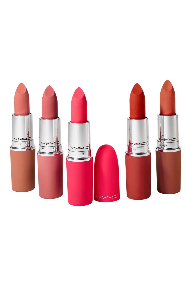 MAC Showstopper Powder Kiss Lipstick Set (Nordstrom Exclusive), Alternate, color, NO COLOR