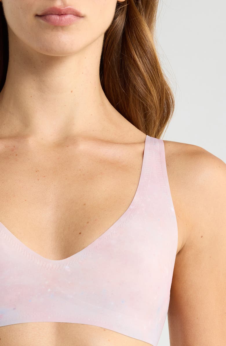 MeUndies DreamSeam Plunge Bralette, Alternate, color, Stardust