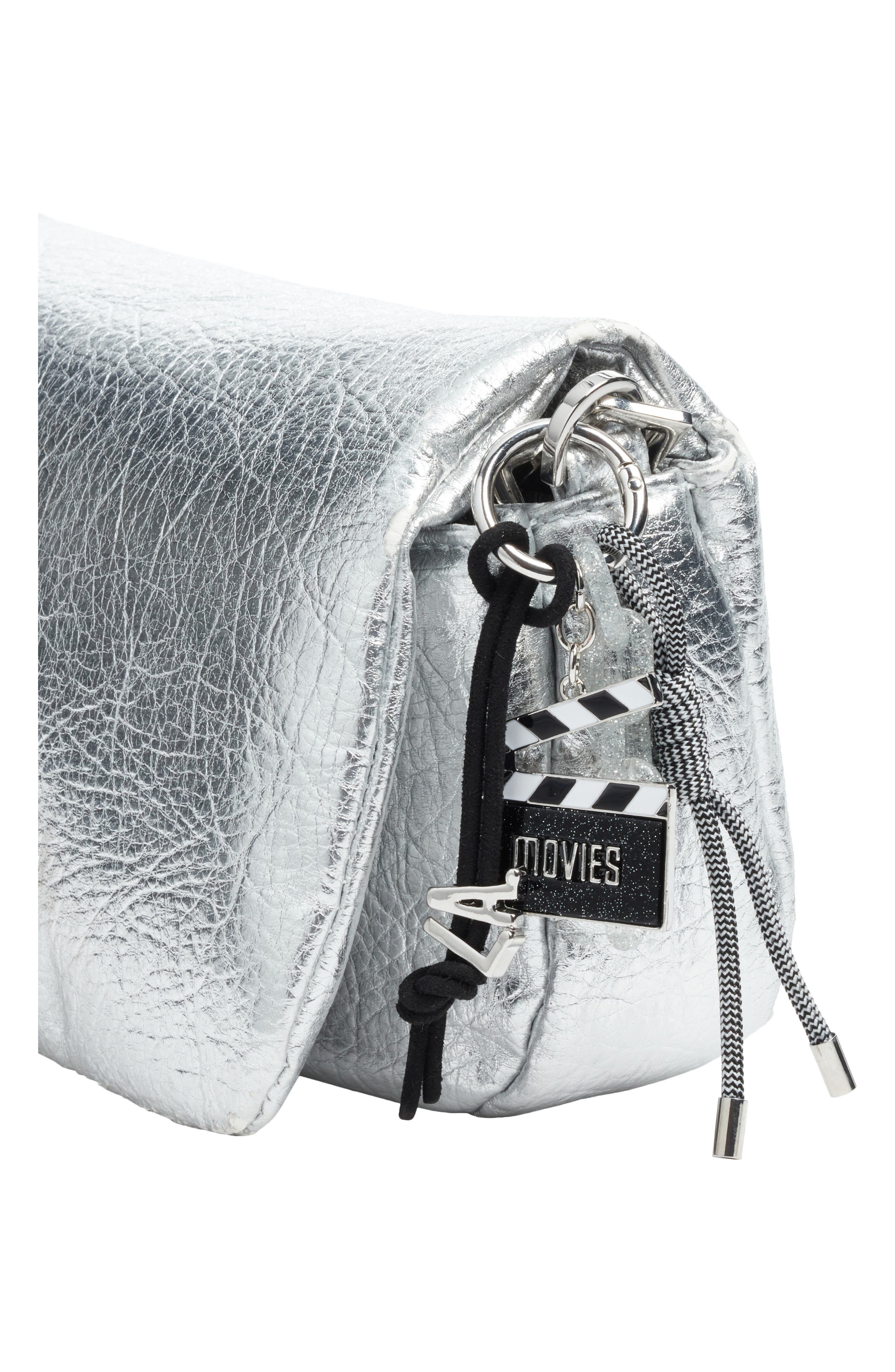 Chelsea28 LA Travel Bag Charm, Alternate, color, Black Multi- Silver