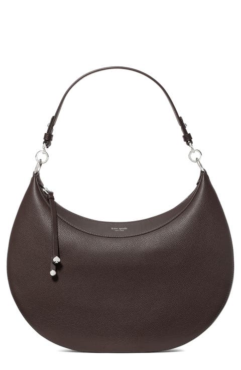 Liv Large Pebbled Leather Shoulder Bag