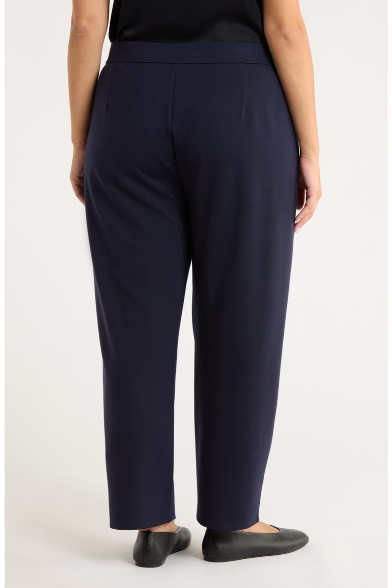 Double Knit Ankle Straight Leg Pants, Alternate, color, INK