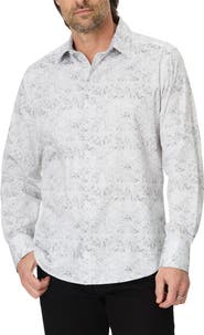 Robert Graham Culloden Print Stretch Cotton Shirt