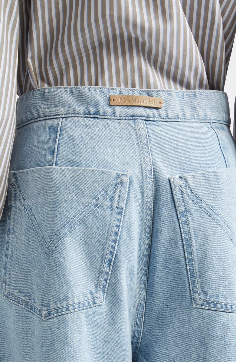 Max Mara Affari Wide Leg Jeans, Alternate, color, Light Blue