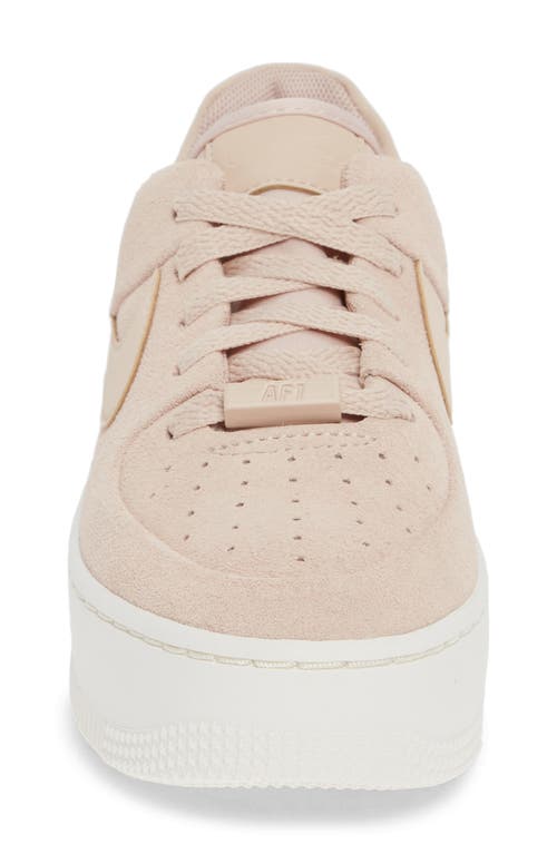 Nike Air Force 1 Sage Low Platform Sneaker In Pink