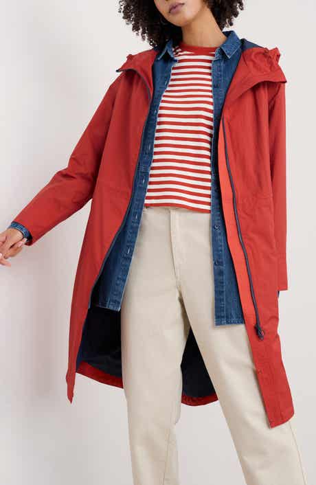 Seasalt Cornwall Mistborne Waterproof Hooded Raincoat