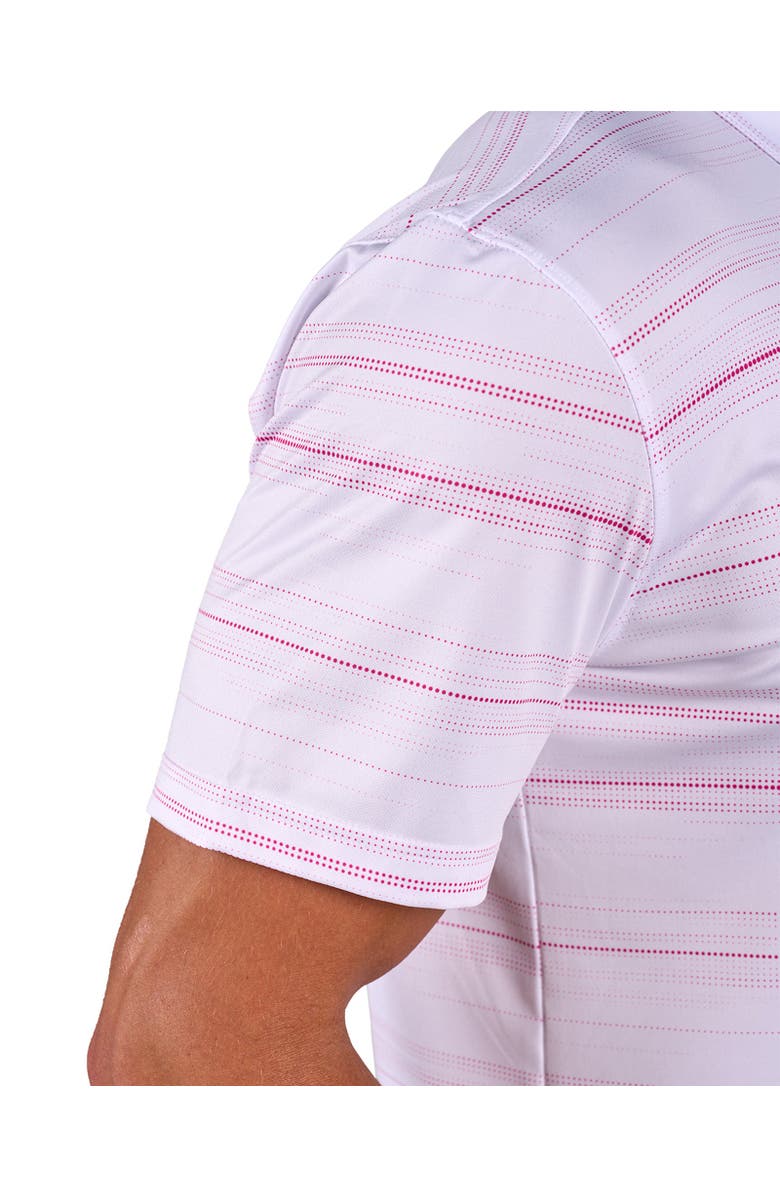 Black Clover Dots Polo, Alternate, color, White