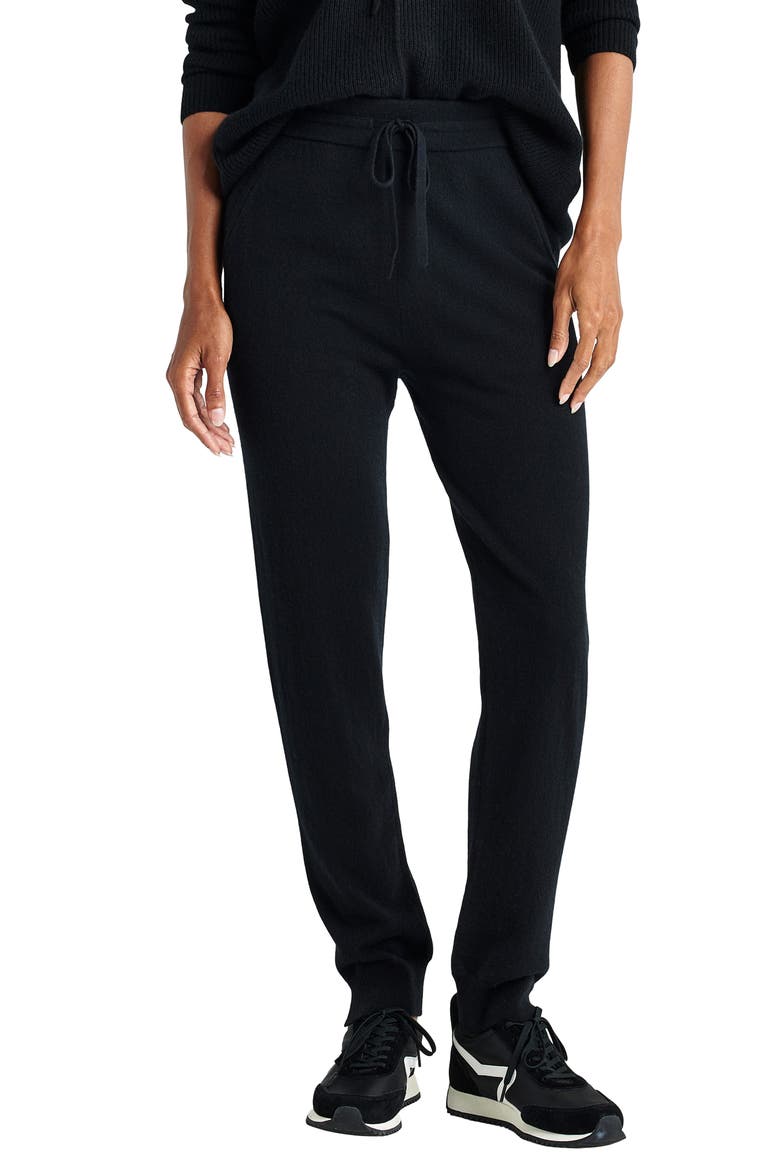 Elin Knit Joggers, Main, color, BLACK