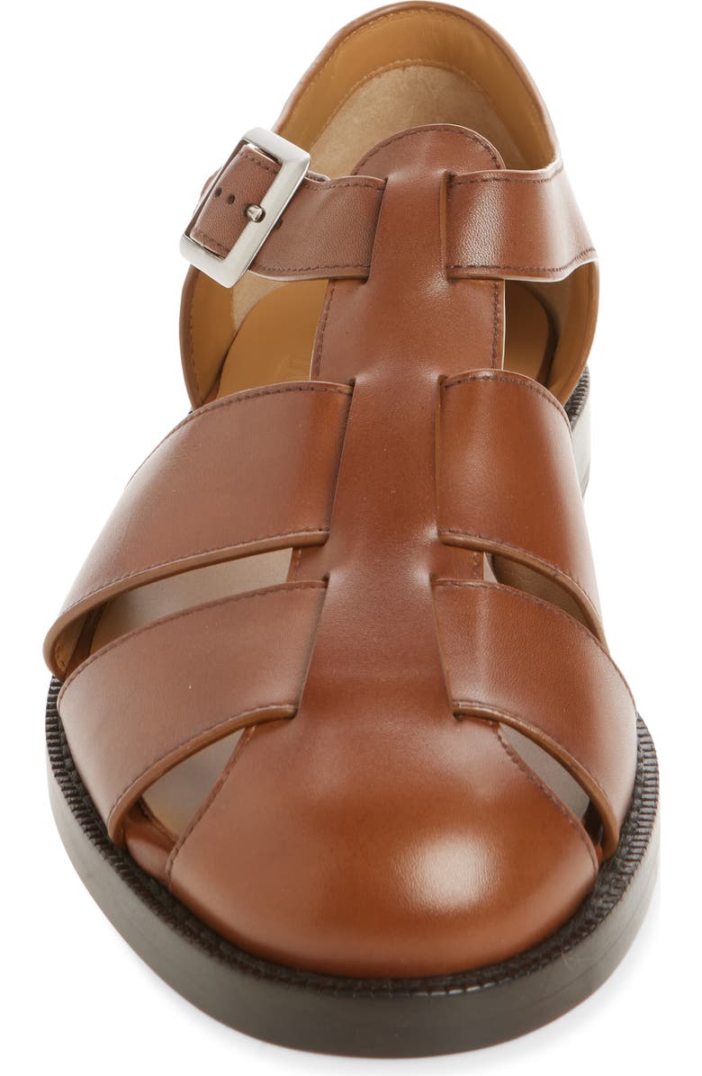 JM WESTON Fisherman Sandal, Alternate, color, Tan Smooth Calf
