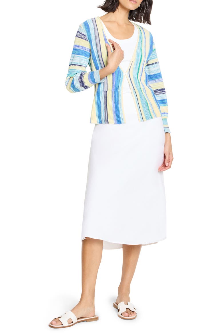 Coast Crush Cardigan, Alternate, color, BLUE MULTI