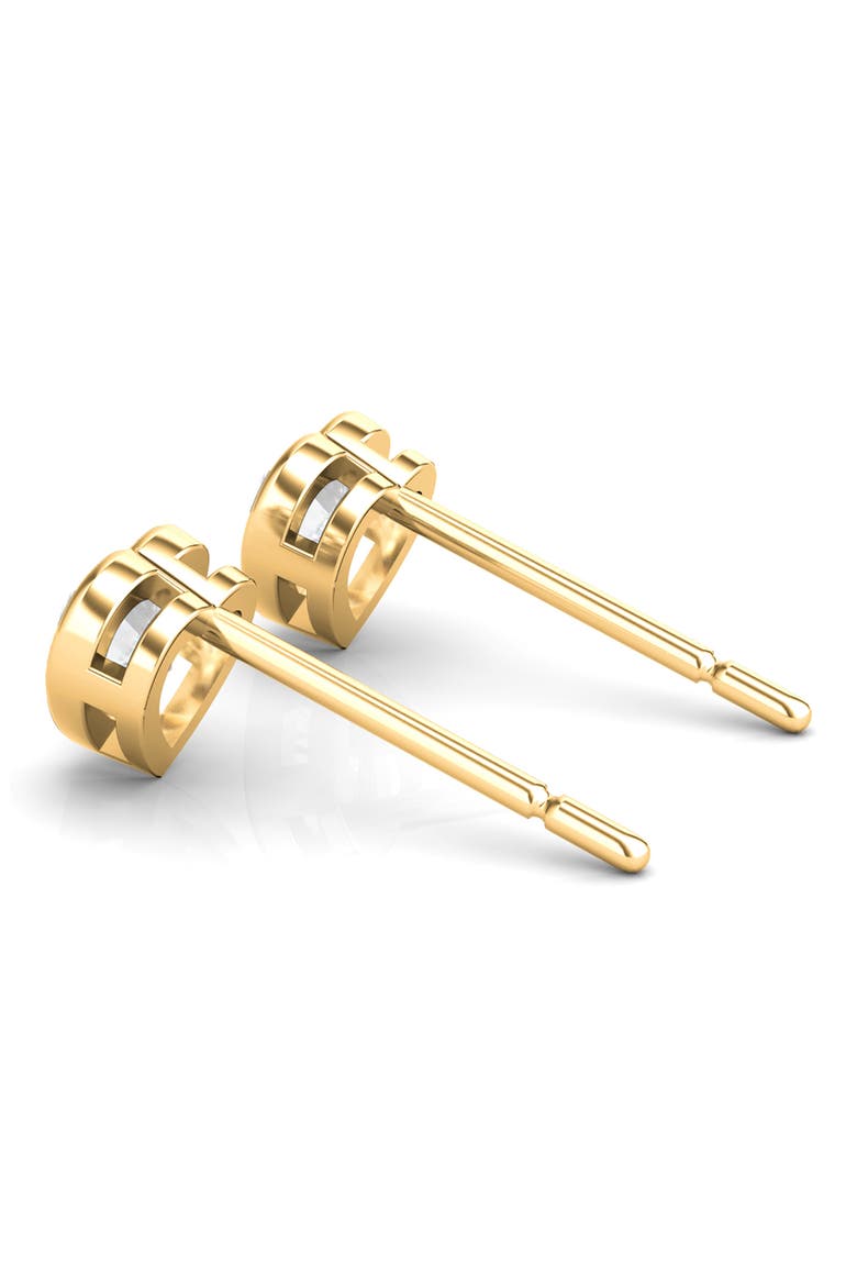 Lab Created Diamond Heart Stud Earrings, Alternate, color, 18K YELLOW GOLD
