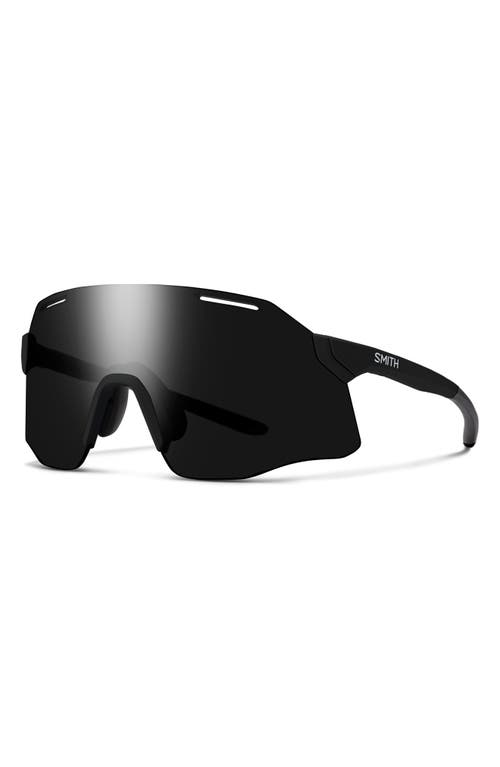 Smith Vert 139mm Chromapop™ Polarized Shield Sunglasses In Black