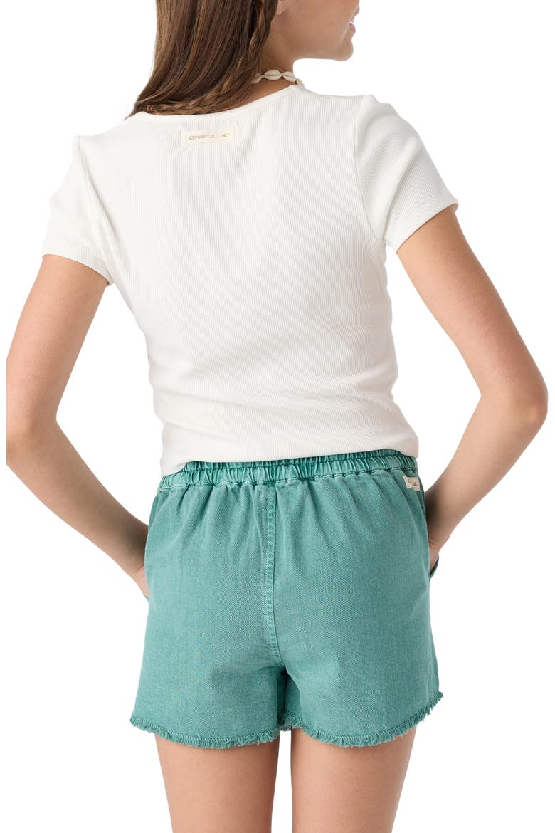Kids' Kylas Cotton Twill Drawstring Shorts, Alternate, color, OIL BLUE