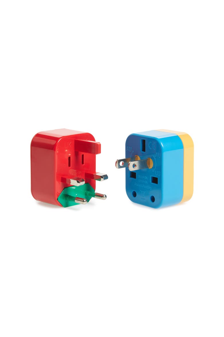 Design Store 4-in-1 Travel Adaptor, Main, color, NONE