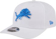 New Era Men's New Era White Detroit Lions Name Plate 9SEVENTY Adjustable Hat
