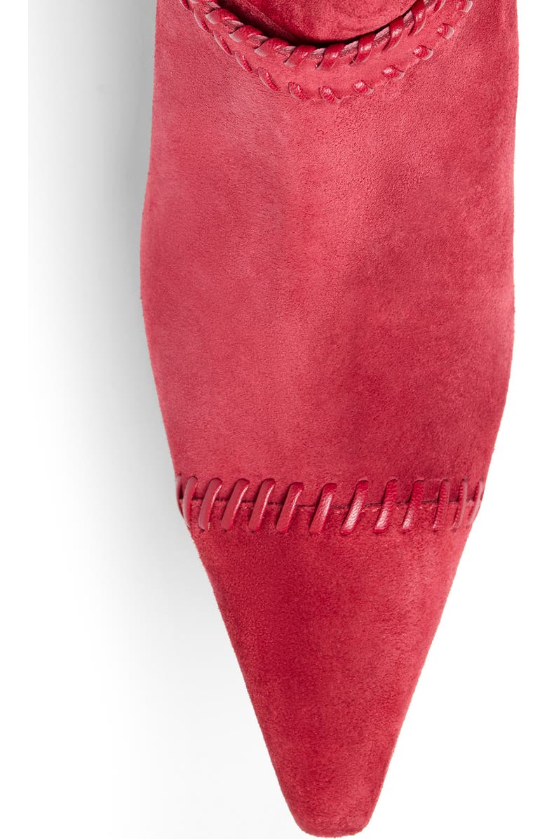 Cinq à Sept Whipstitch Knee High Boot, Alternate, color, Bordeaux