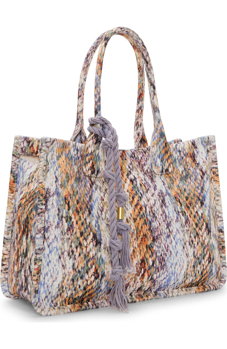 Vince Camuto Orla Canvas Tote, Alternate, color, Medium Brown