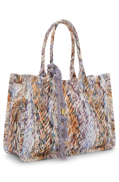 Vince Camuto Orla Canvas Tote In Brown