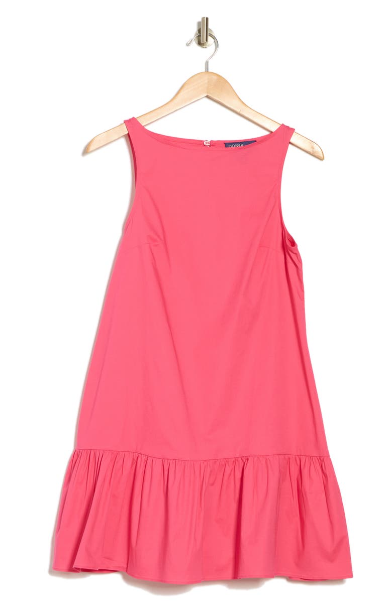 Donna Morgan Solid Sleeveless Dress, Alternate, color, Pink Flambe