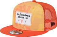 New Era Men's New Era Orange San Francisco Giants Bikini Bottom Trucker 9FIFTY Snapback Hat