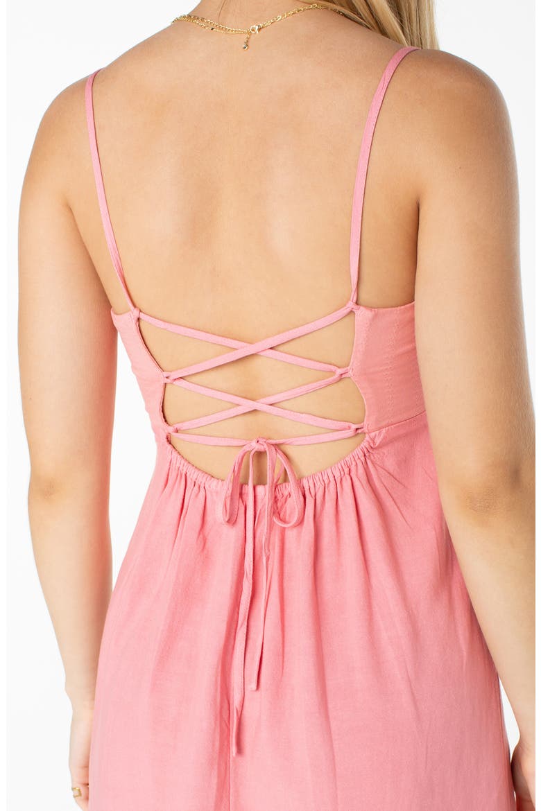 Set Sail A-Line Minidress, Alternate, color, MAUVE GLOW SOLID