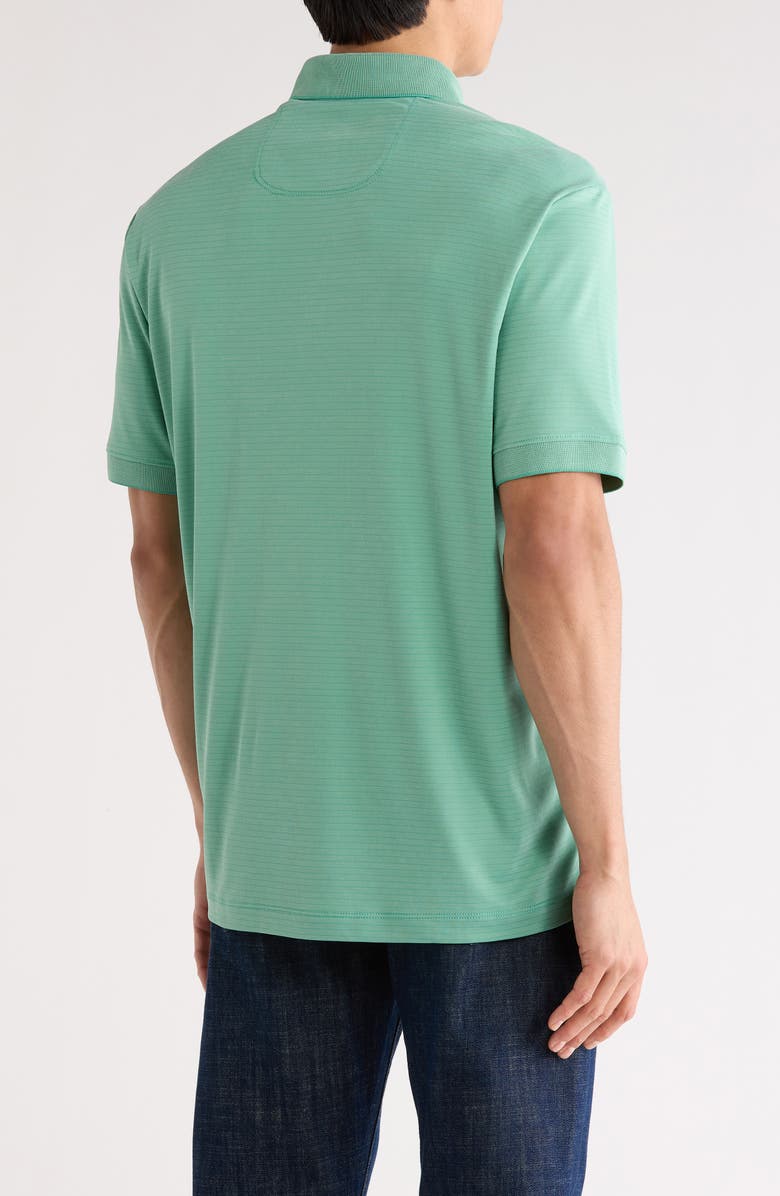 Tommy Bahama Bay Stripe IslandZone<sup>®</sup> Performance Polo, Alternate, color, Aqua Verde