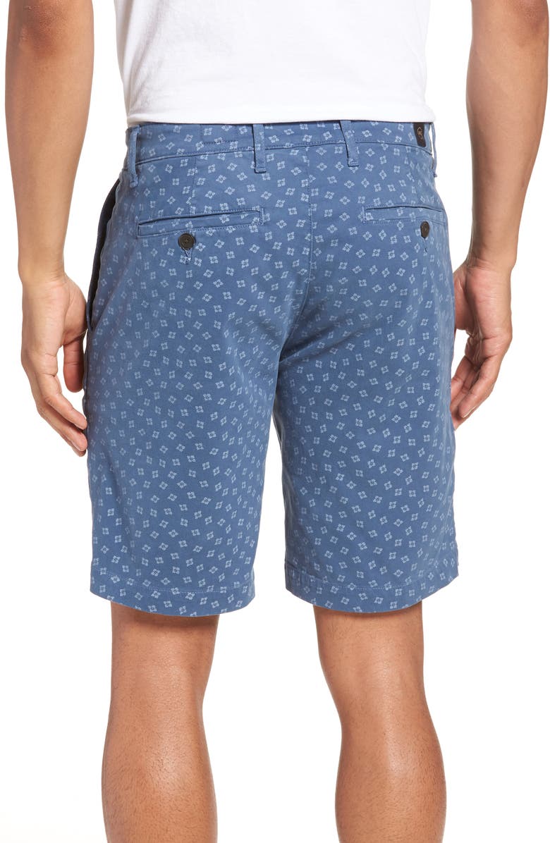 AG Flora Print Slim Fit Shorts, Alternate, color, Flora Pacific Coast