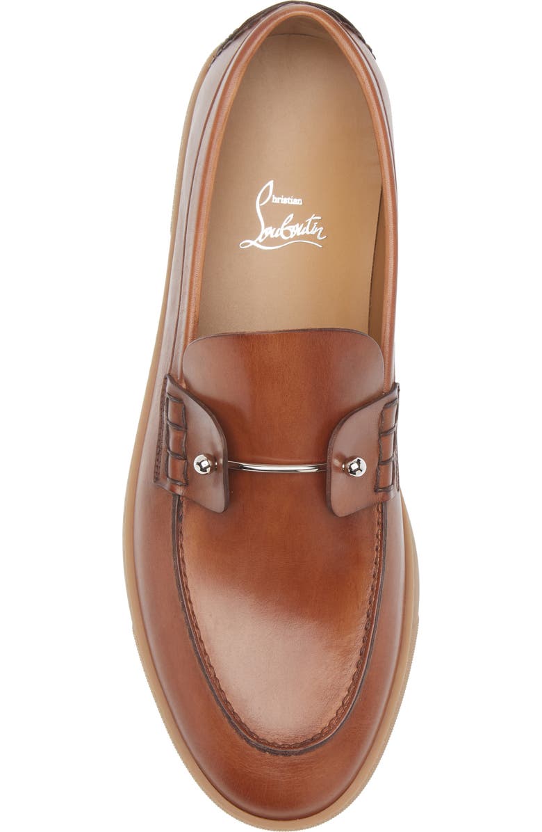 Christian Louboutin Chambeliboat Loafer, Alternate, color, Havane