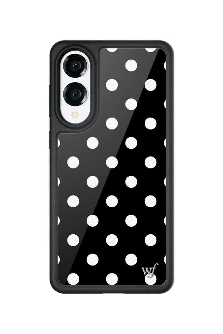 Polka Dot | Black and White Samsung Galaxy S25/S25 Edge/S25 Plus/S25 Ultra Case, Main, color, Galaxy S25 Edge