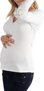 Cache Coeur Tunisian long sleeve pregnancy and nursing top