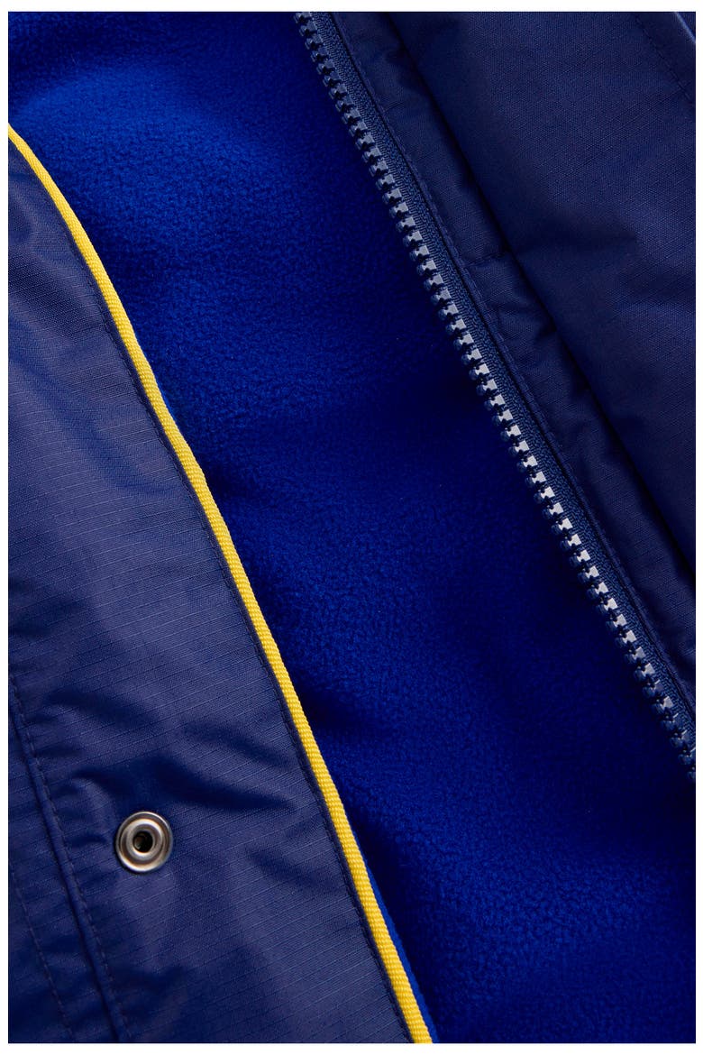 Kids' Fleece Lined Padded Faux Fur Trim Parka, Alternate, color, COLLEGE NAVY